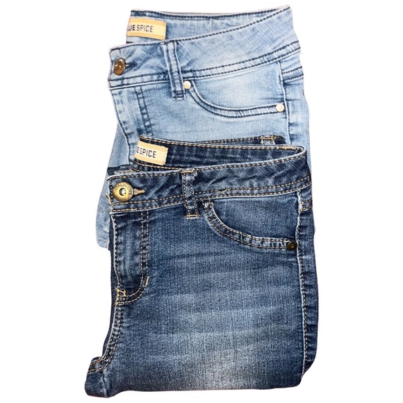 Blue Spice Skinny Blue Jeans Bundle Size 3 - Picture 1 of 7